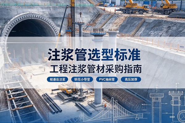 武穴注浆管选型标准